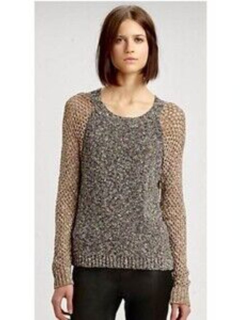 Rag & Bone Crochet Knit Sweater Medium